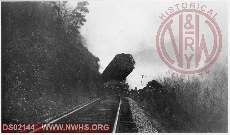 VGN derailment west of Hardy, VA