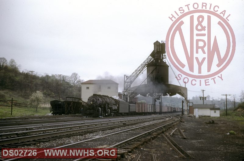 N&W Y6a 2164 at Vicker coaling station