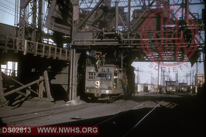 N&W coal pier with Coal conveyor #9, #5 & #4