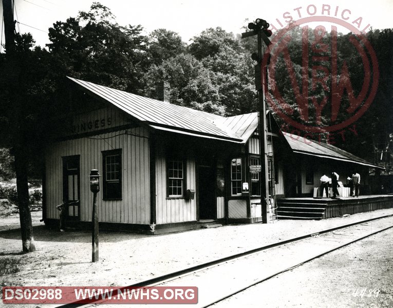 N&W station at Dingess, WV circa 1917