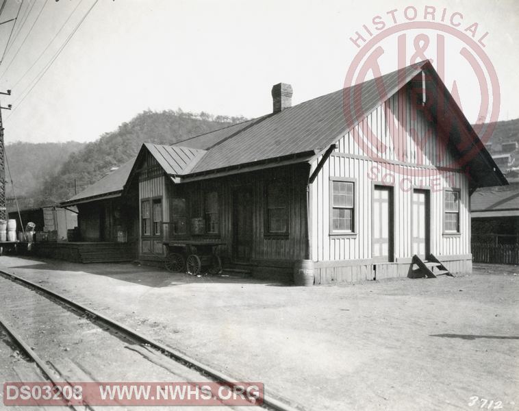 N&W combination station at Vivian W.Va circa 1920