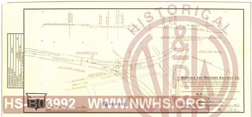 N&W Ry Co., Roanoke Terminal Division - Roanoke Belt Line, Pro. Private grade crossing for H.H. Carter Lumber Co., M.P. R-6, Roanoke, Va