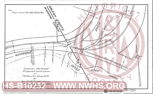 Proposed Land Lease to F.R.Royster, Amigo, WV