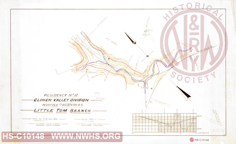 N&WRR Little Tom Branch, Clinch Valley Division, Residency No.12