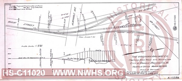 Proposed Spur Track and Trestle for City of Roanoke