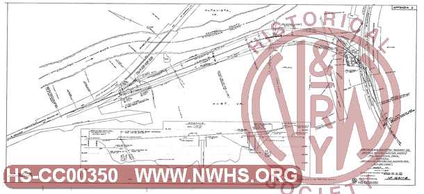 Proposed Connecting Track Between Norfolk and Western and Southern Rys, Hurt, VA