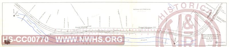 N&W Ry Co., Proposed interchange tracks with Danville & Western Ry., Koehlers, Va.