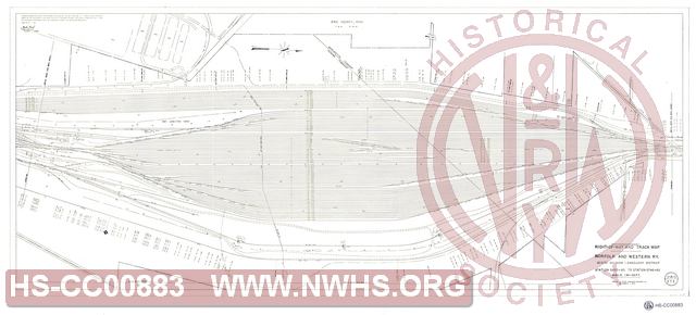 Right of Way and Track Map, N&W Rwy Scioto Div. Sandusky District, Station 5693+80 to Station 5746+60