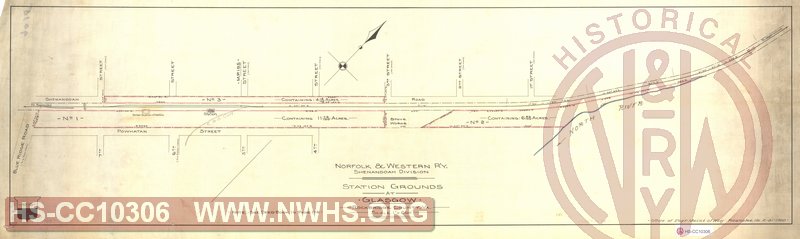 N&WRY Shenandoah Division, Station Grounds at Glasgow, Rockbridge County VA