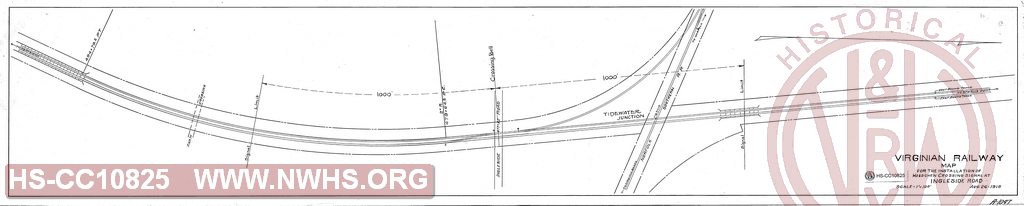 Map for Installation of Hoeschen Crossing Signal at Ingleside Road (near Tidewater Junction)