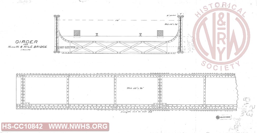 Girder for N&W Six Mile Bridge