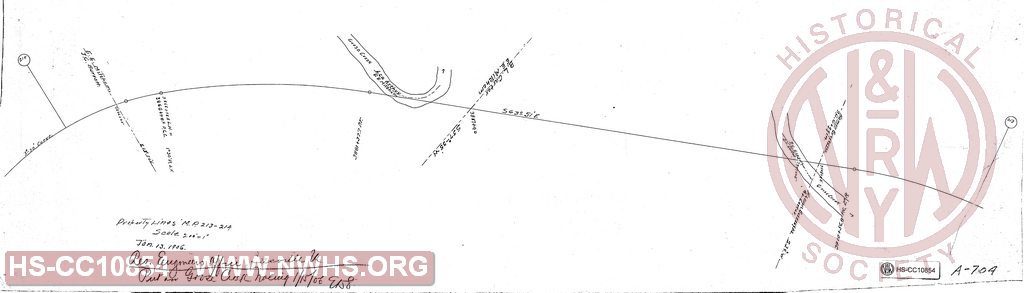 Property Lines, MP 213-214.  (Tidewater/VGN Railway near Goose Creek)