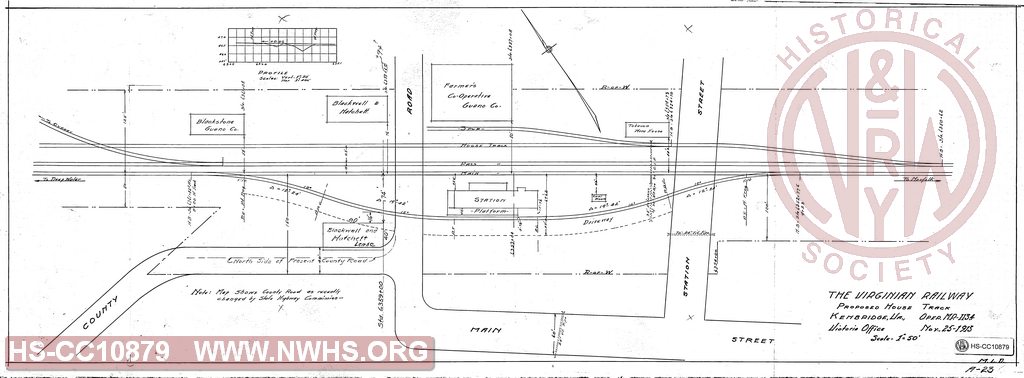Proposed House Track, Kenbridge VA