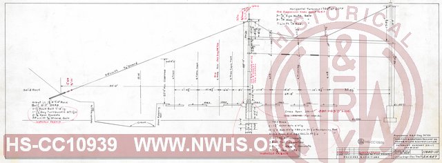 Catenary Support 391-17 (old W315), N&W Rwy Farm & Wilcoe Electrification