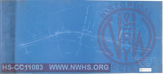Sketch Showing Road Crossing Or Roadway Desired by Geo. M. Fleeman, MP 334+2845' Near Narrows VA