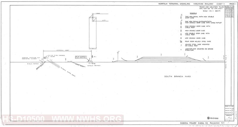 Norfolk Terminal Signaling, Virginia Railway C5157-1, Page 1