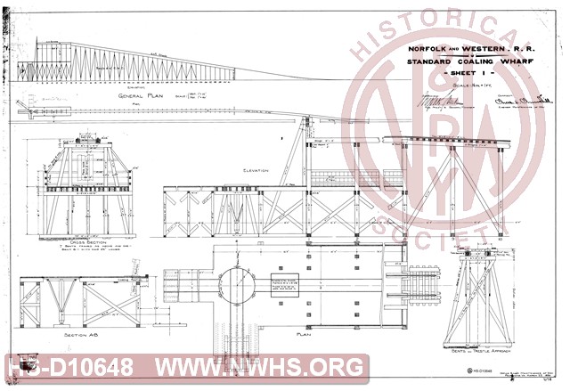N&W RR Standard Coaling Wharf , Sheet 1