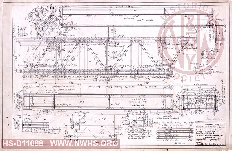 Underpass - Op M.P 205.1, The Va Railway Co.