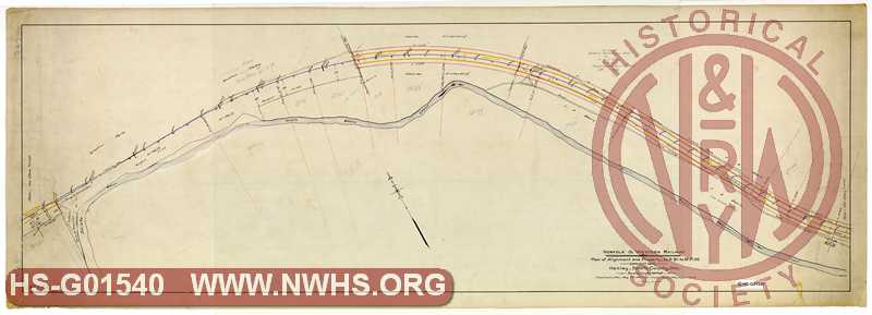 N&W Ry, Plan of Alignment & Property, MP 91 to MP 92 near Henley, Scioto County, Ohio