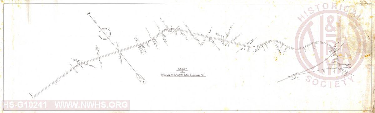 Map of Virginia Anthracite Coal & Railway Co.