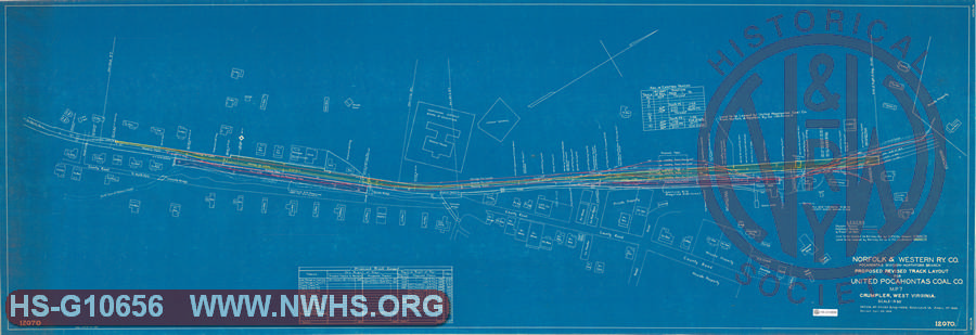 N&W Ry, Pocahontas Division, Northfork Branch, Proposed Revised Track Layout for The United Pocahontas Coal Company, MP 7, Crumpler, W.Va.