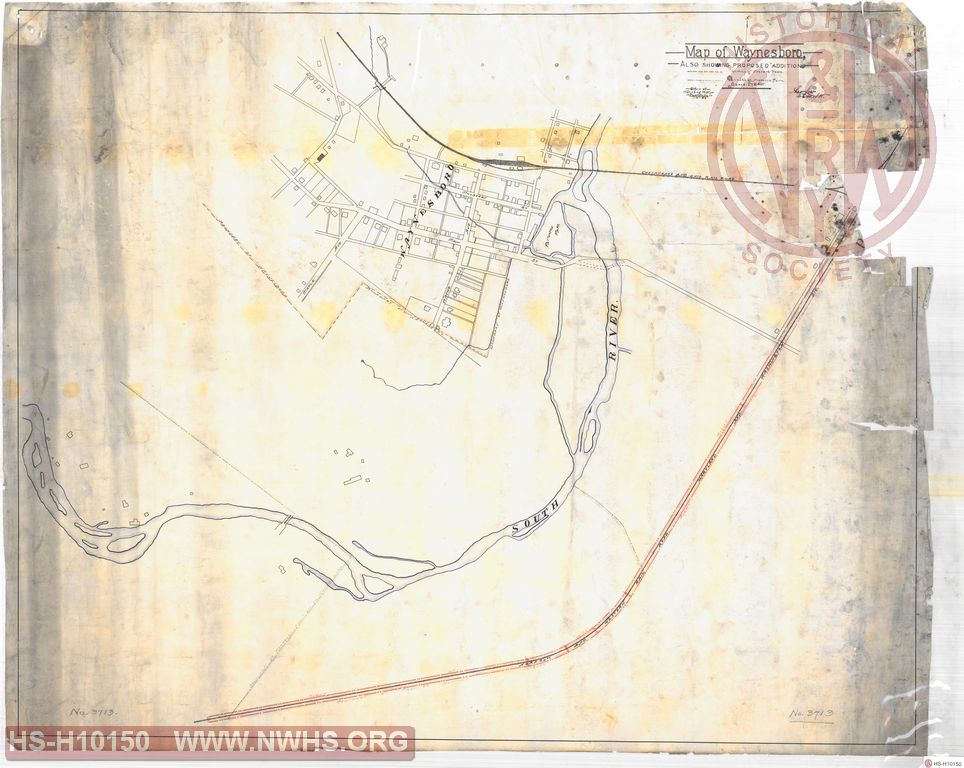 Map of Waynesboro