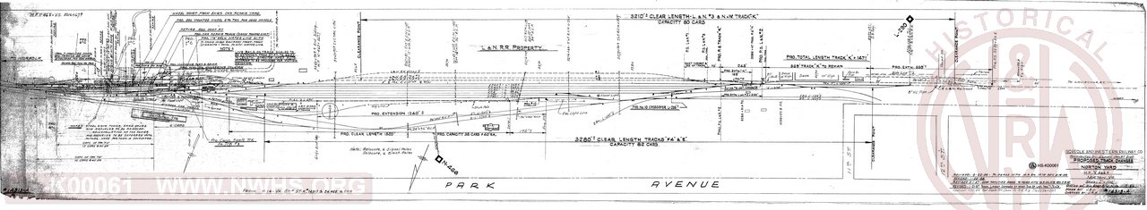 Proposed Track Changes in Norton Yard, MP N465, Norton VA