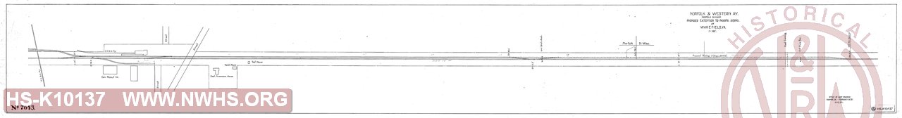 Proposed Extension to Passing Siding at Wakefield, VA