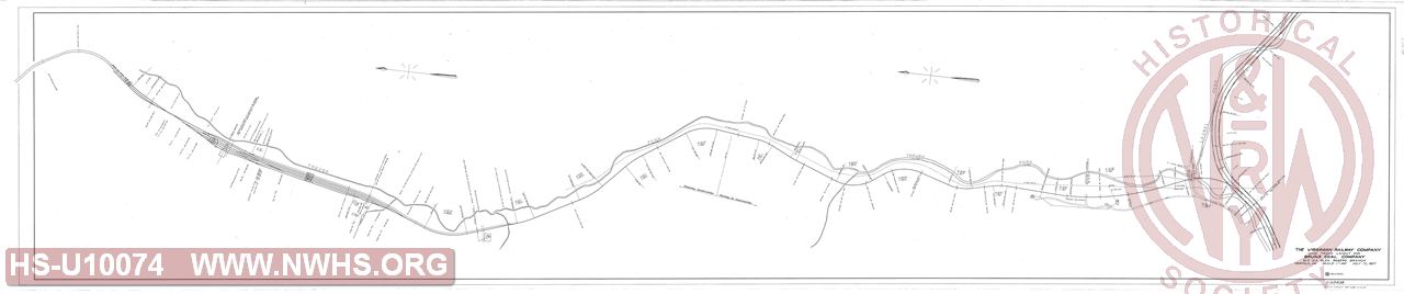 VGN Rwy, Mine Track Layout for Bruns Coal Company, MP 12.3 Glen Rogers Branch