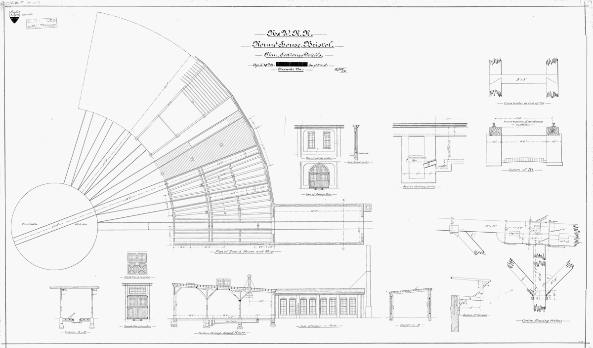 Roundhouse, Bristol Plan, Sections & Details