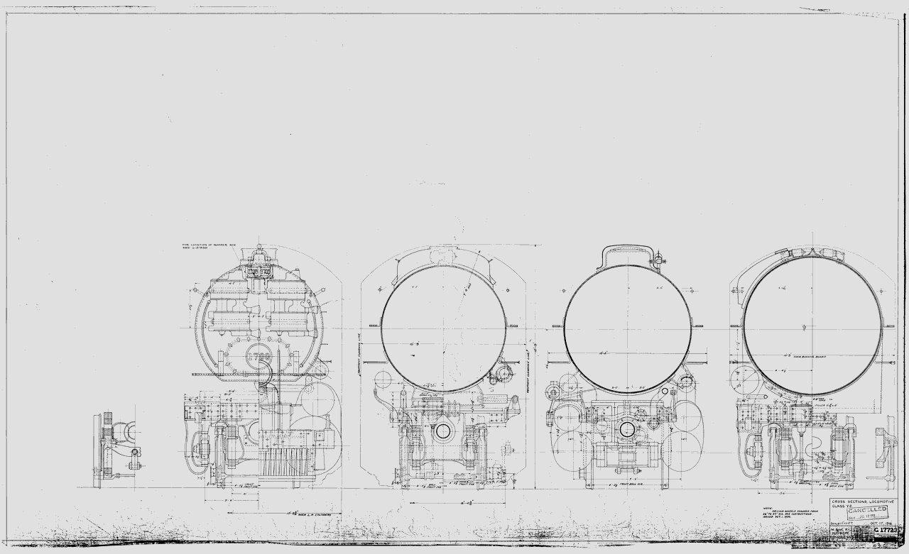 Cross Section Locomotive Class Y2