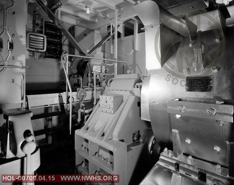 VGN W. R. Coe tug, engine room