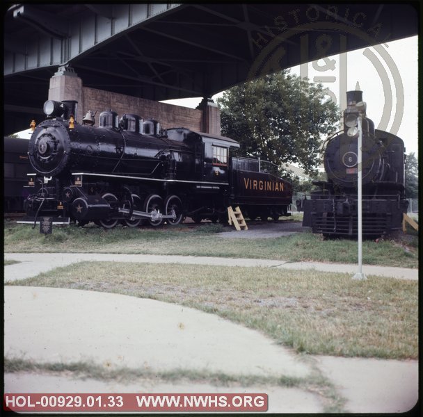 VGN Class SA 4 at Virginia Transportation Museum while located at Wasena Park