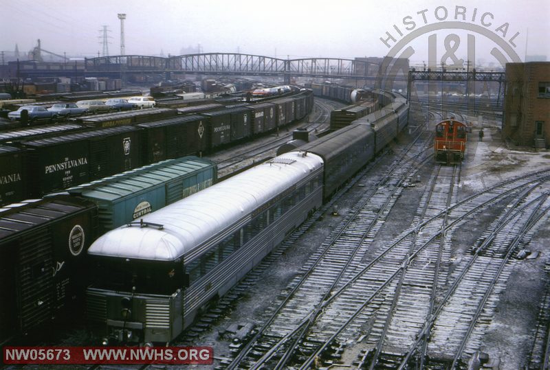 N&W Business Car No. 400 The Exporter at St. Louis, MO Feb. 1966