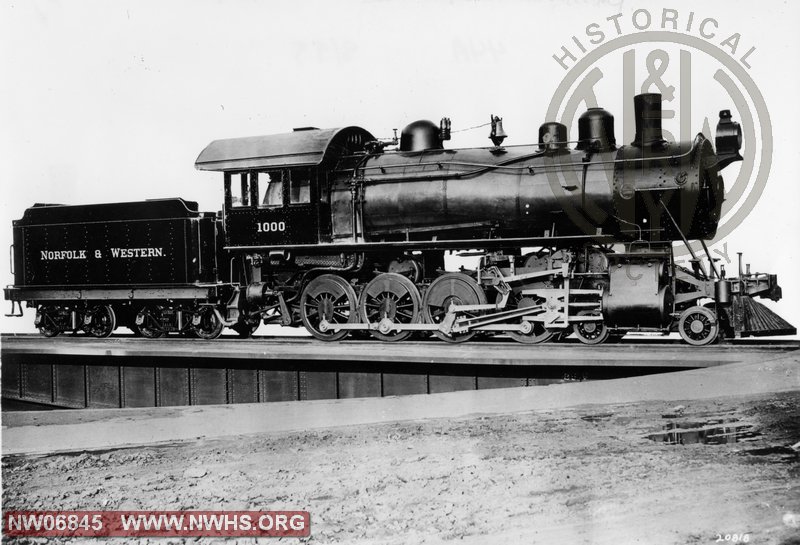 N&W M1 1000 Right Side Builders Photo 1907