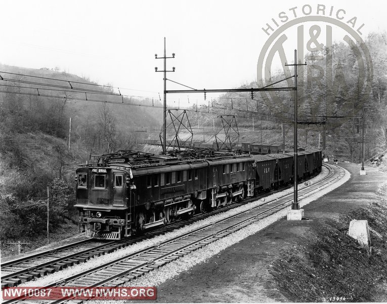N&W Class LC2 #2512 between Coopers and East End Elkhorn Tunnel Dec. 11,1929