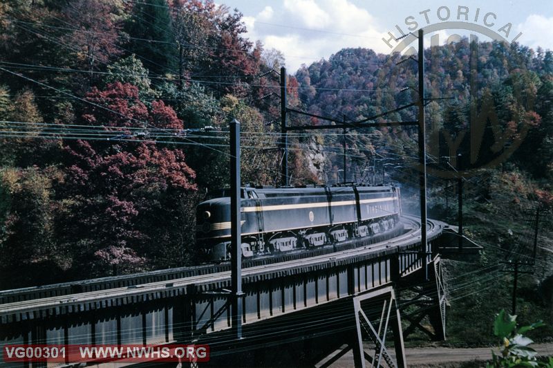 VGN Class EL-2B No. Unknown Left Side Bridge View at Bud, WV