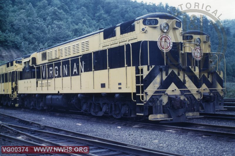 VGN H24-66 #65, #60 and #66 at Mullens, WV Motor Barn