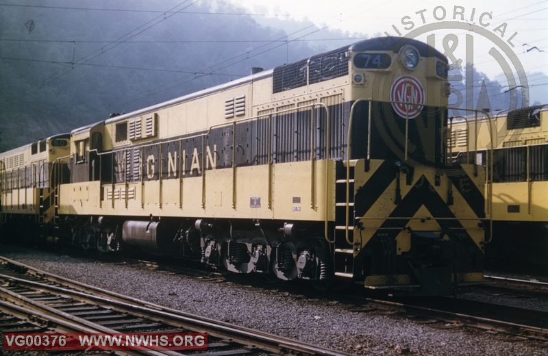 VGN H24-66  #74 and #50   at Mullens, WV