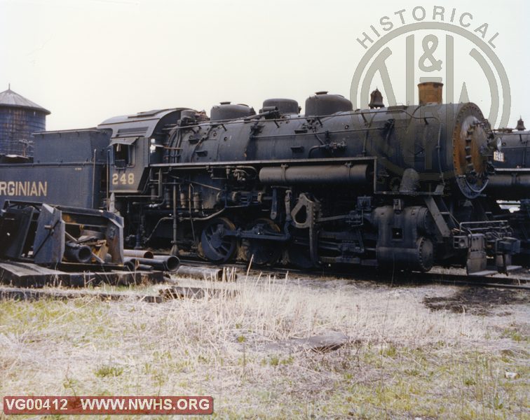 VGN  Steam Engine  SB #248 at Norfolk, VA