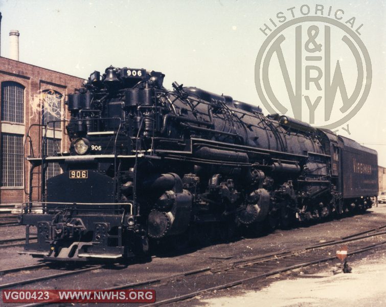VGN  Steam Engine AG #906 at Norfolk, VA