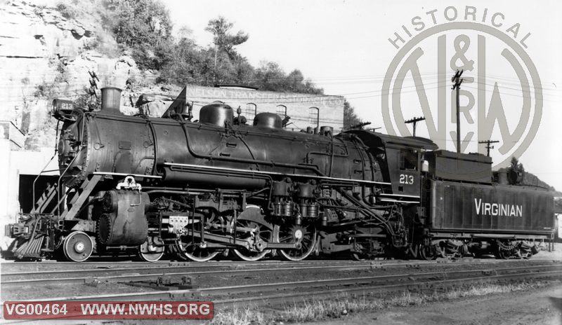 VGN Loco Class PA No. 213 Left Side View Charleston,WV 1920