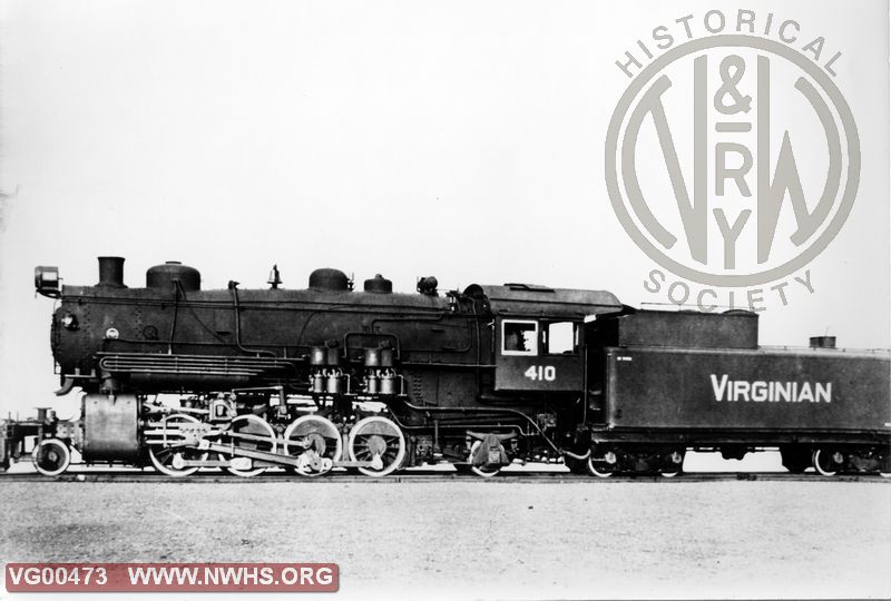 VGN Loco Class MD No. 410 Left Side View