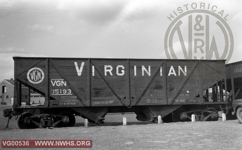 VGN Class H-8A Steel reinforced wood Hopper #15193