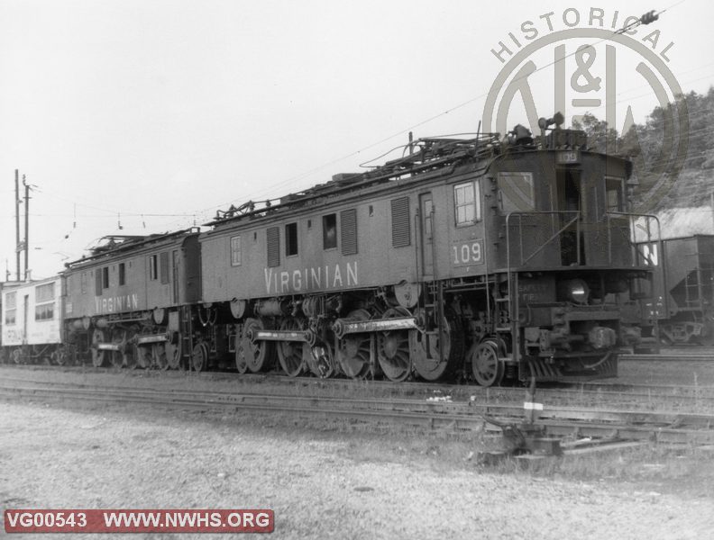 VGN  Electric Locomotive  EL-3-A #109,  Princeton, WV