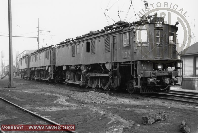 VGN  Electric Locomotive  EL-3-A #107, Roanoke,VA