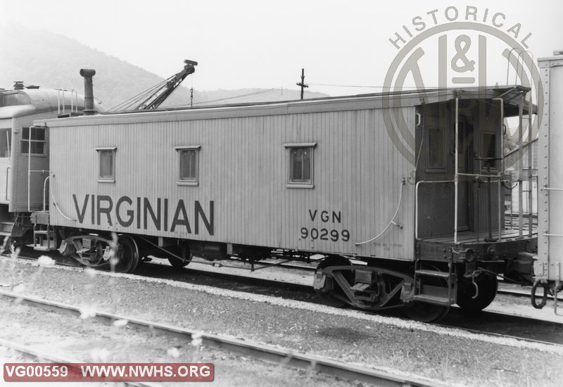 VGN M&W bunk car #90299, Roanoke, VA