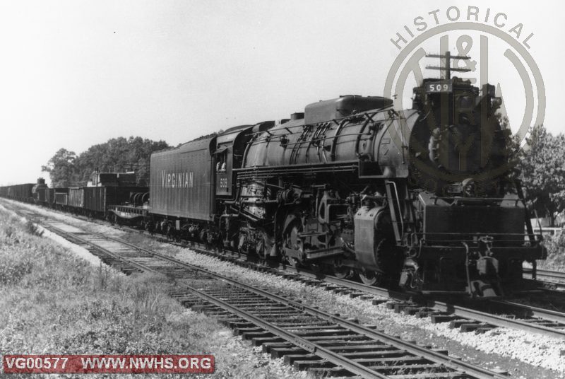 VGN Steam Locomotive,  BA #509, Norfolk, VA