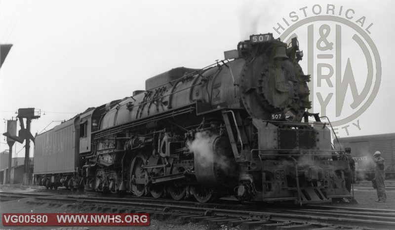 VGN Steam Locomotive,  BA #507, Victoria, VA