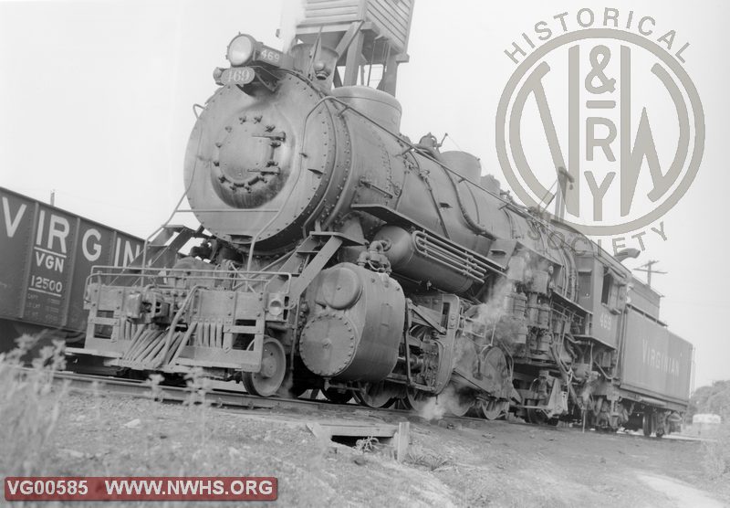 VGN Steam Locomotive,  MC #469, Oak Hill, WV